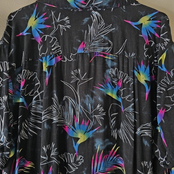 ORIGINAL USE Tropical Button Down Shirt Mens Tops Collared Casual Wear Size XXL - Picture 11 of 12